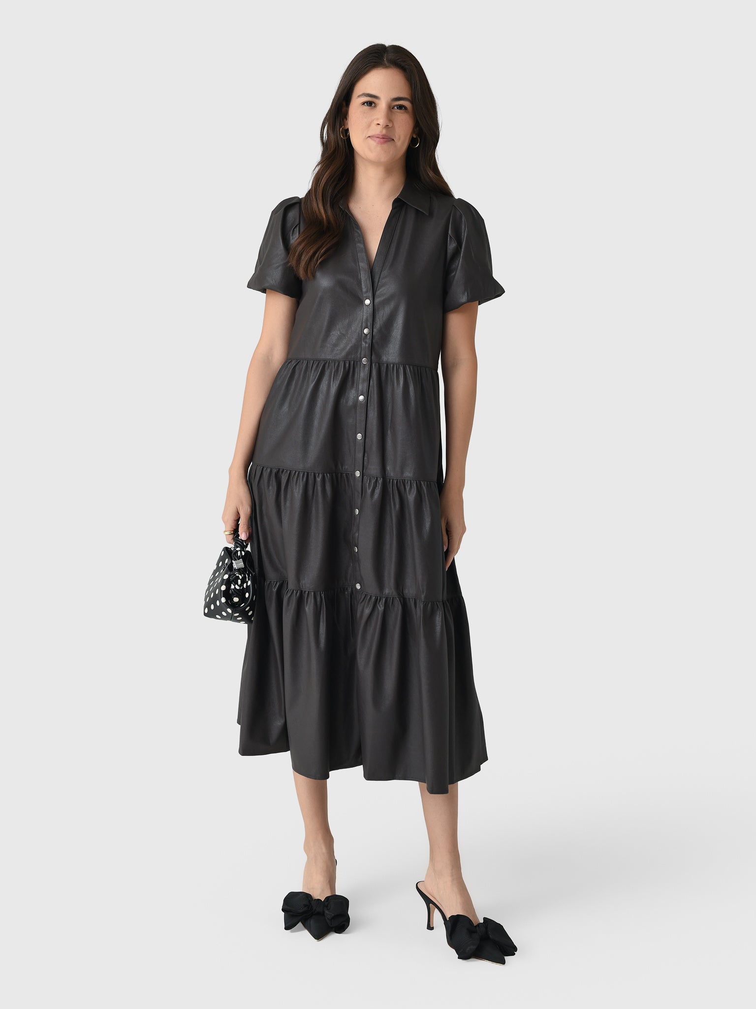 Brochu Walker Women's The Havana Vegan Leather Dress - Saint Bernard