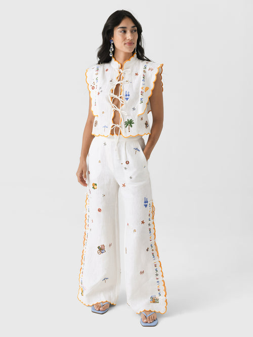 Antipodean Women's Vacay All Day Scallop Edge Pant