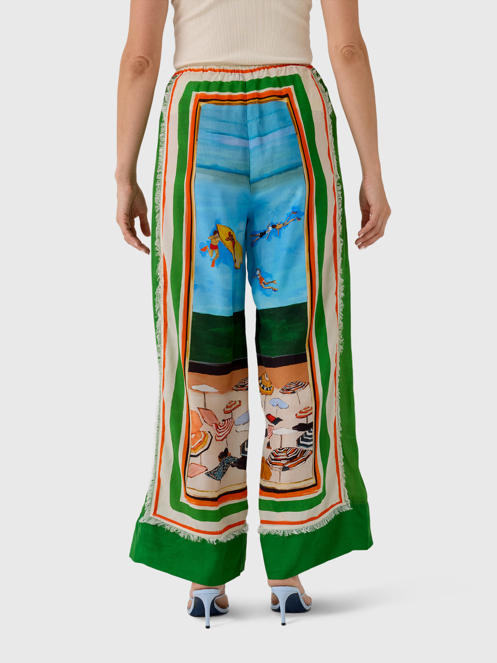 Antipodean Women's Fringe Detail Pant - Saint Bernard
