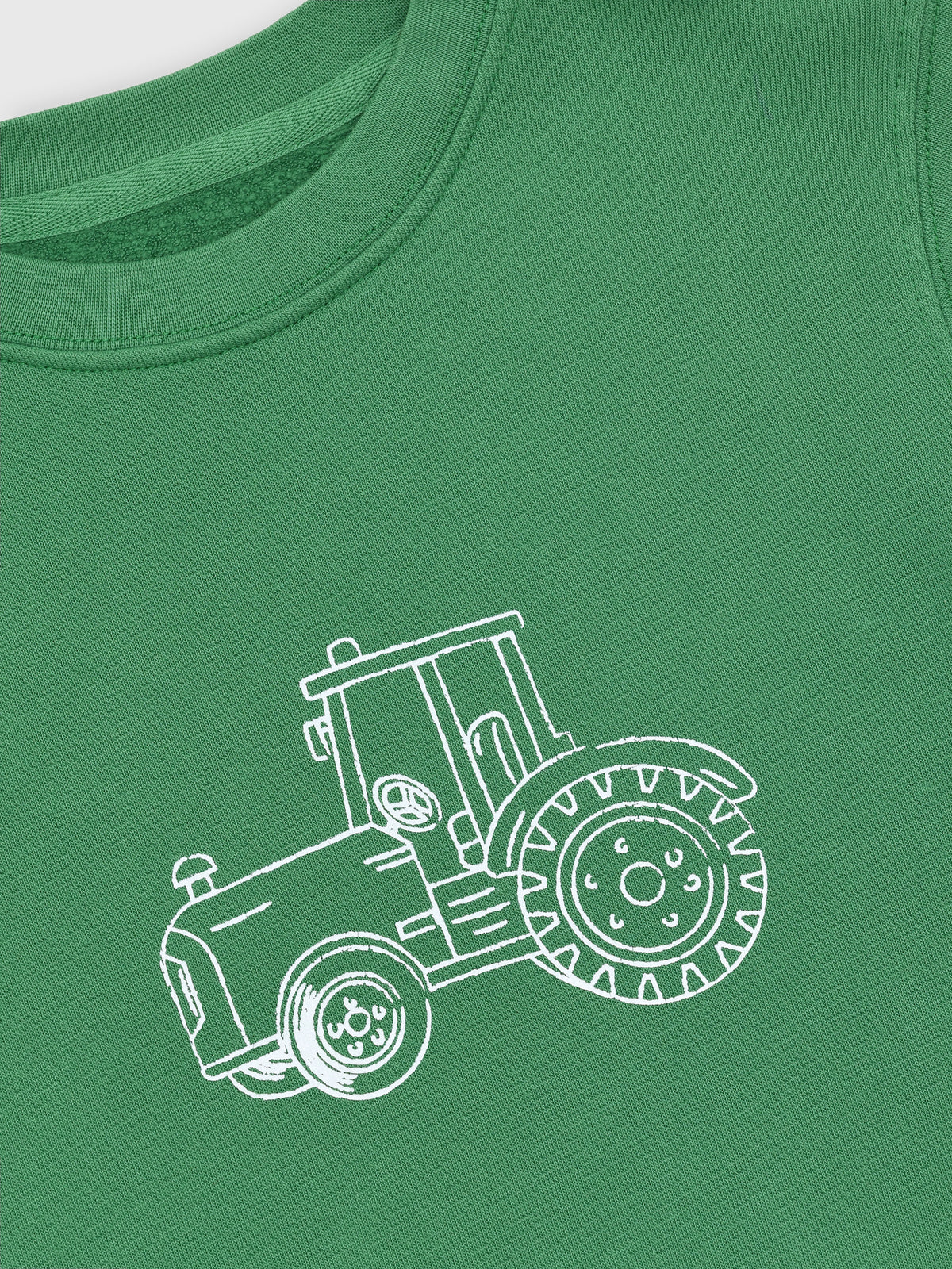 Mustard & Ketchup Kids Boys' Tractor Sweatshirt - Saint Bernard