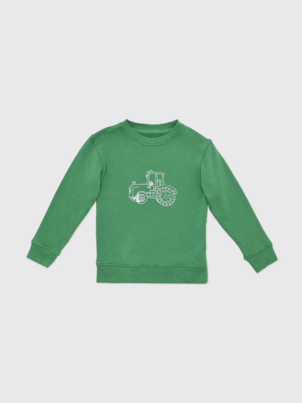 Mustard & Ketchup Kids Boys' Tractor Sweatshirt - Saint Bernard