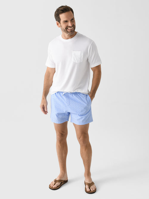 Bermies Men's Tribal Turtles Swim Trunk