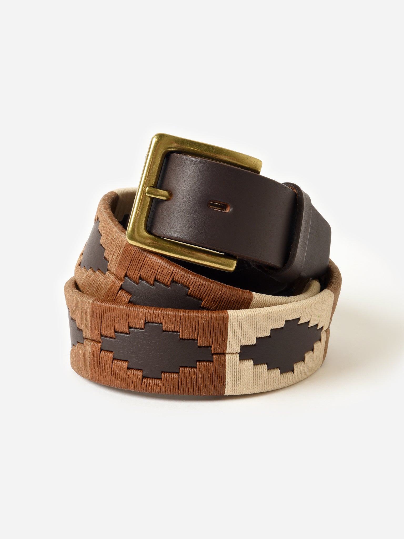 La Matera Men's Trigo Polo Belt - Saint Bernard