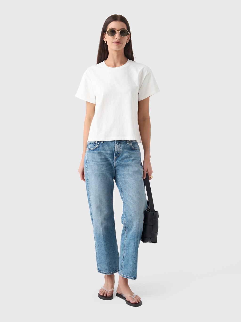 SLVRLAKE Women's Square Tee - Saint Bernard