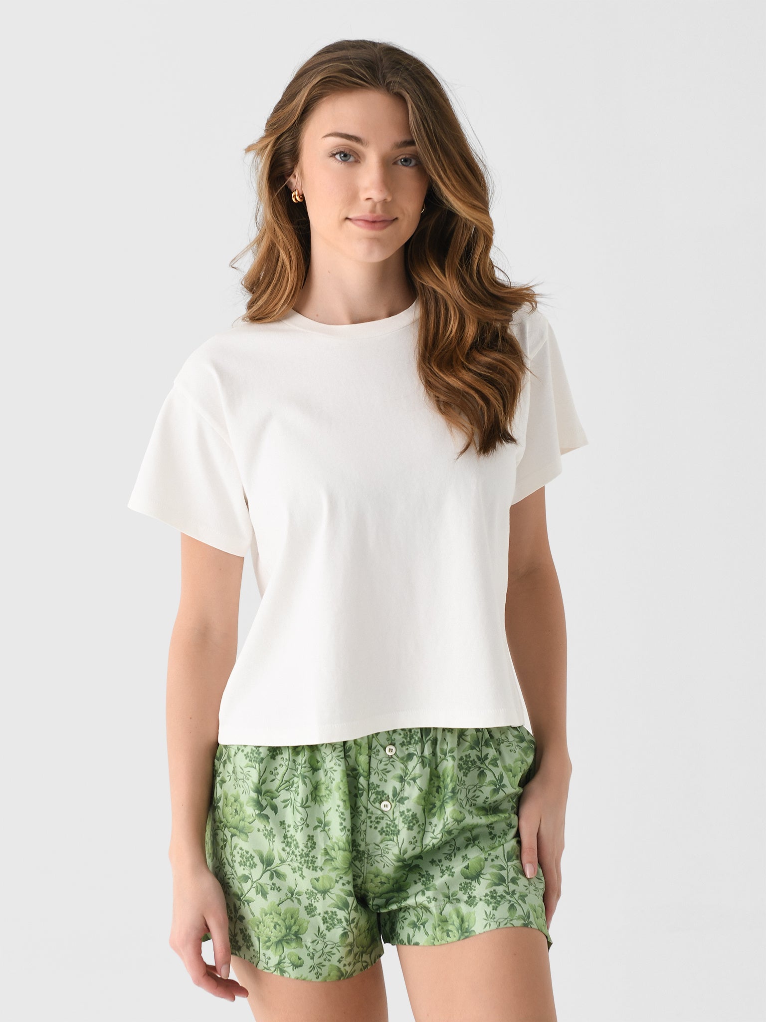 SLVRLAKE Women's Square Tee - Saint Bernard