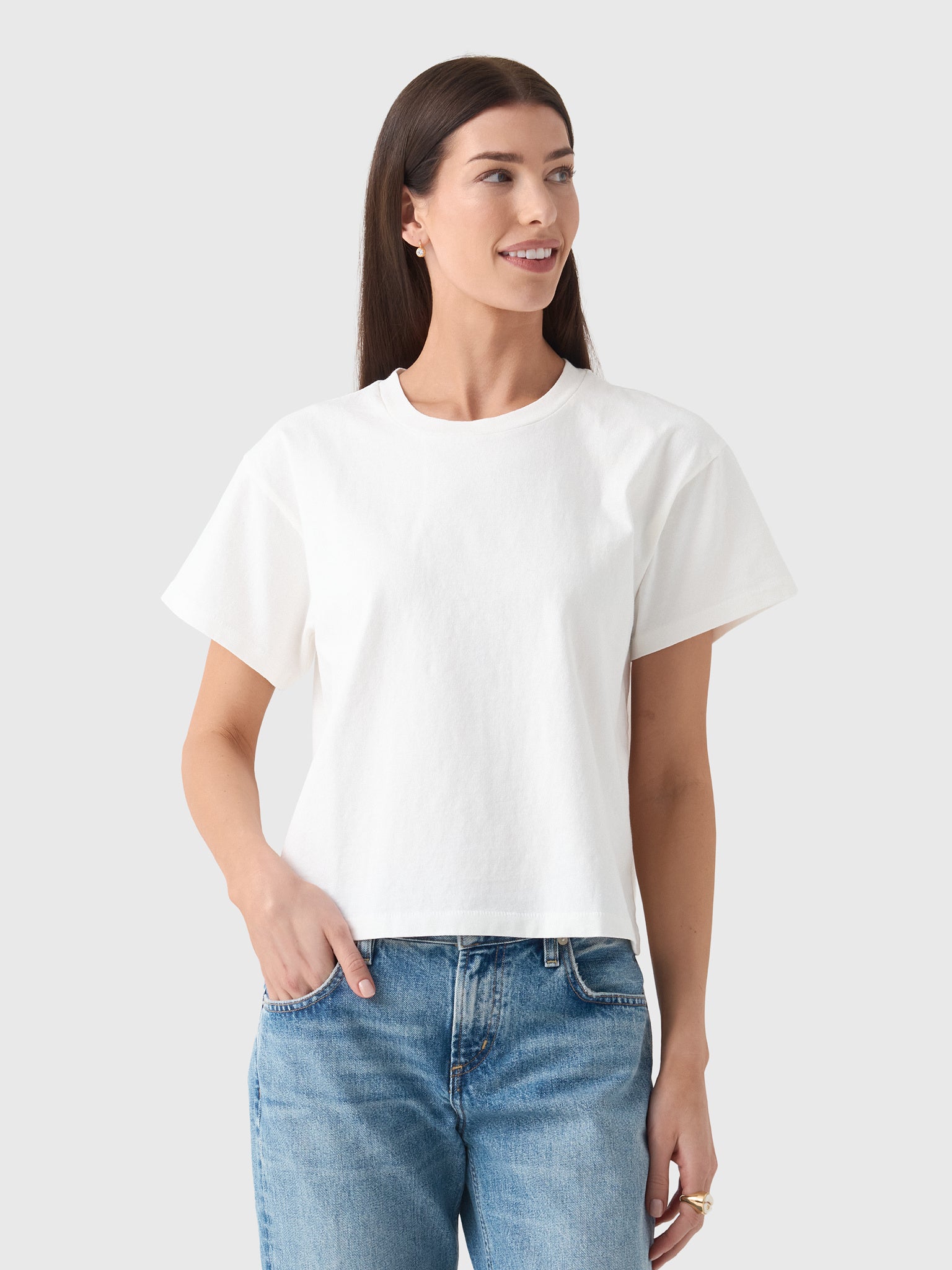 SLVRLAKE Women's Square Tee - Saint Bernard