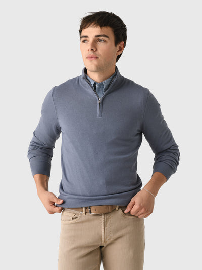 Mizzen+Main Men's Heritage Quarter-Zip - Saint Bernard