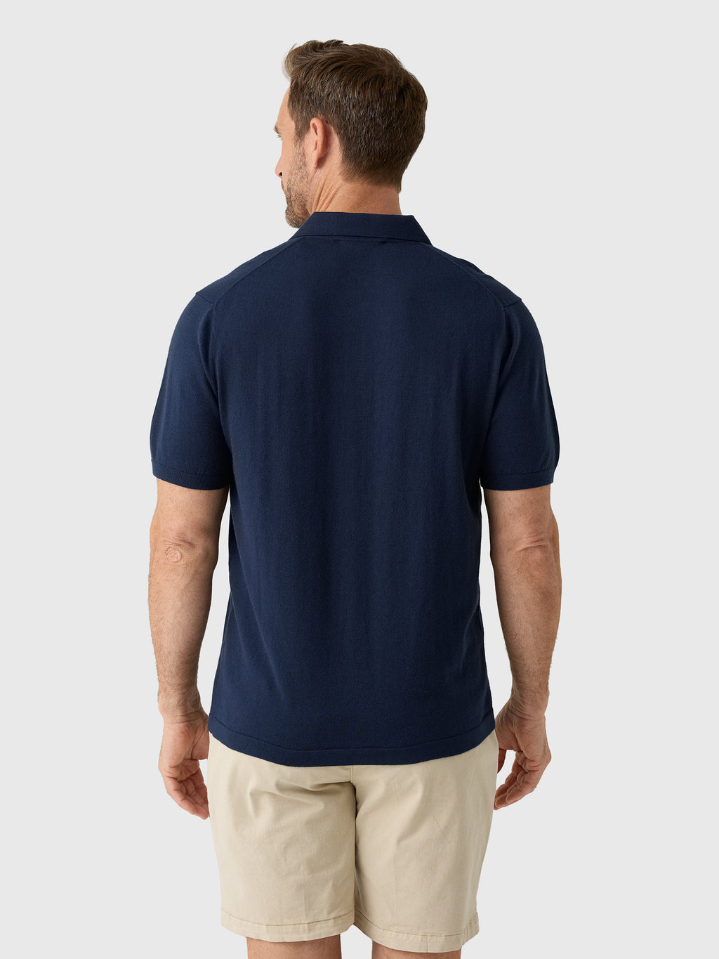 Mizzen+Main Men's Trim Ashe Sweater Polo - Saint Bernard