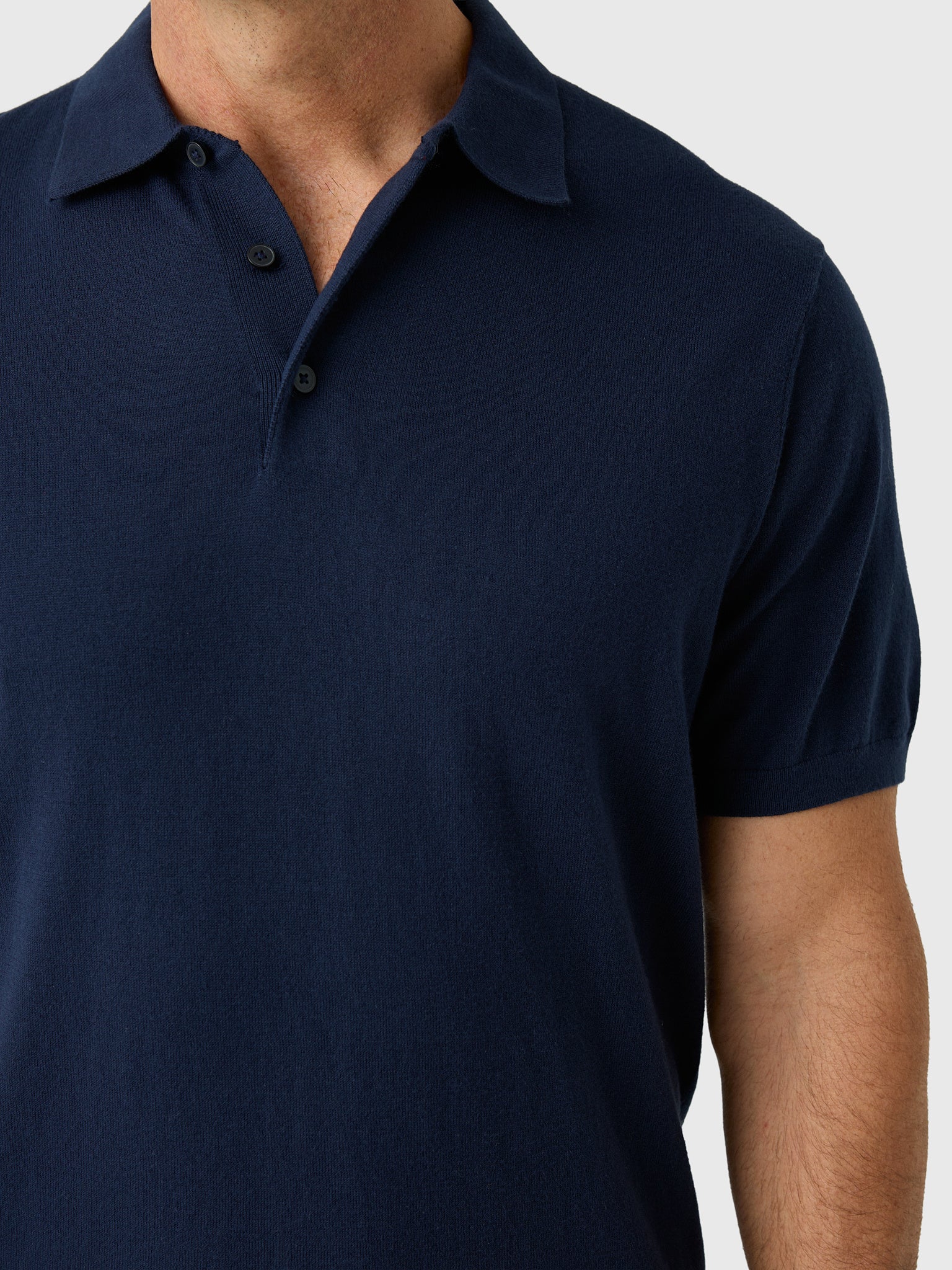 Mizzen+Main Men's Trim Ashe Sweater Polo - Saint Bernard