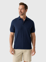 Mizzen+Main Men's Trim Ashe Sweater Polo - Saint Bernard