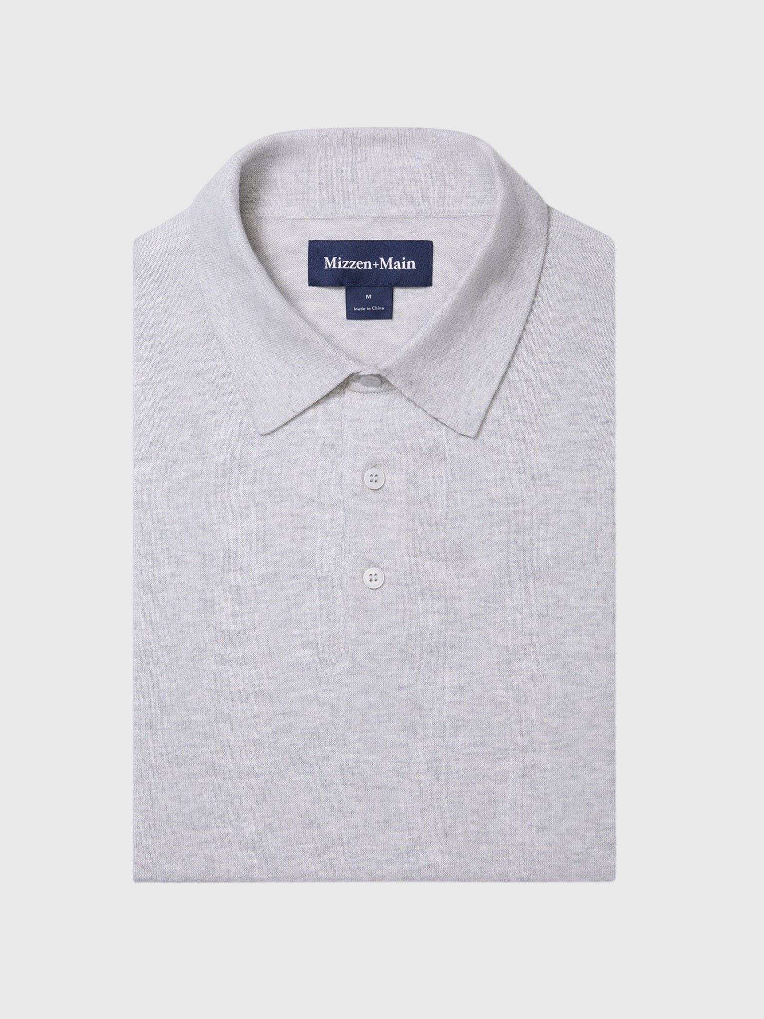 Mizzen+Main Men's Ashe Sweater Polo - Saint Bernard