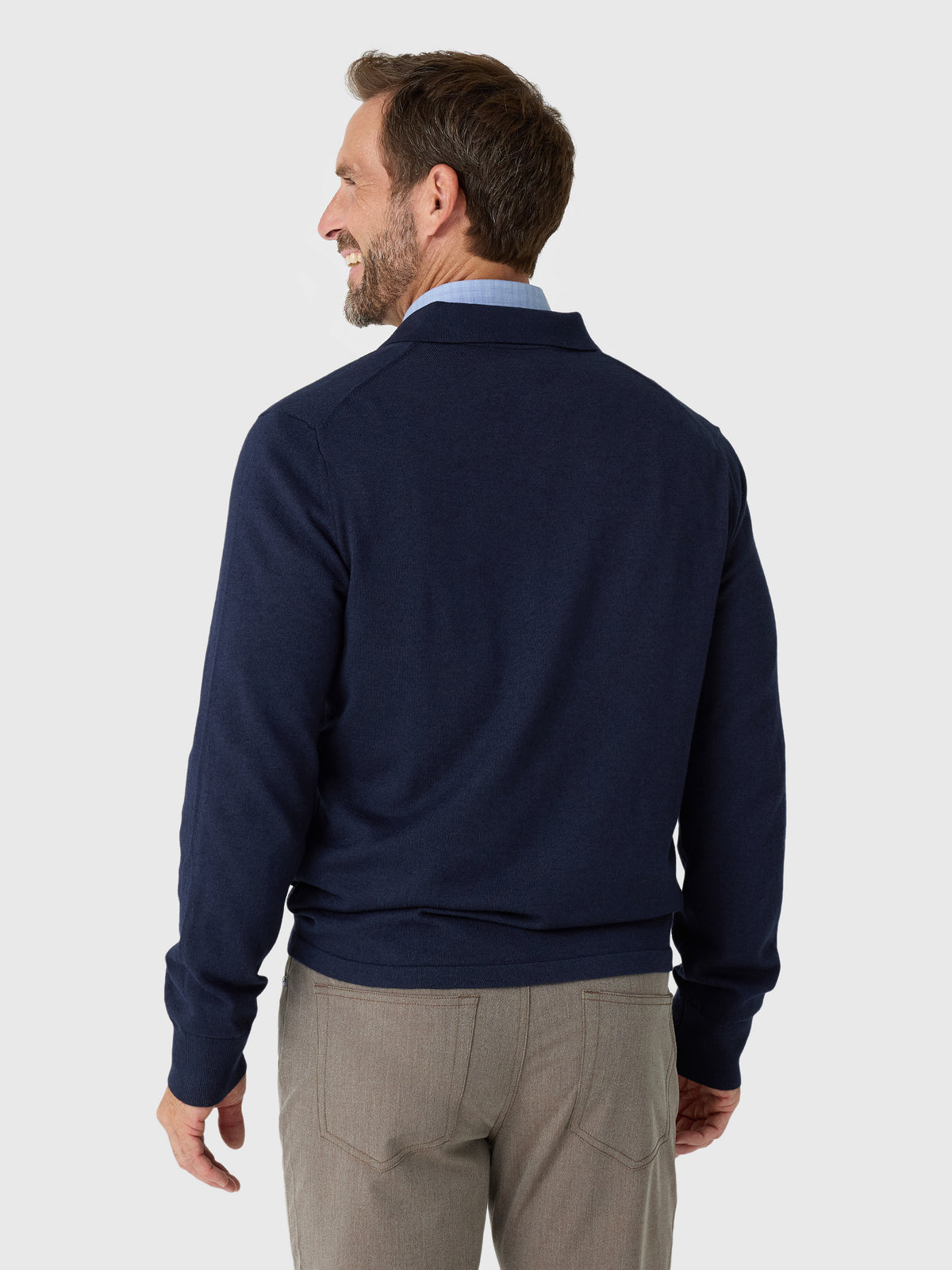 Mizzen+Main Men's Heritage Polo Sweater - Saint Bernard