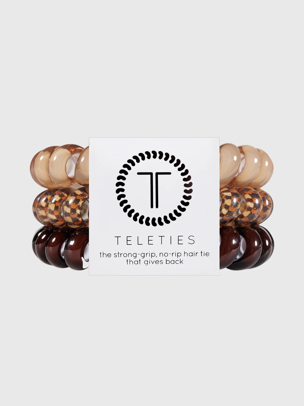 Teleties Large 3-Pack Hair Ties - Saint Bernard