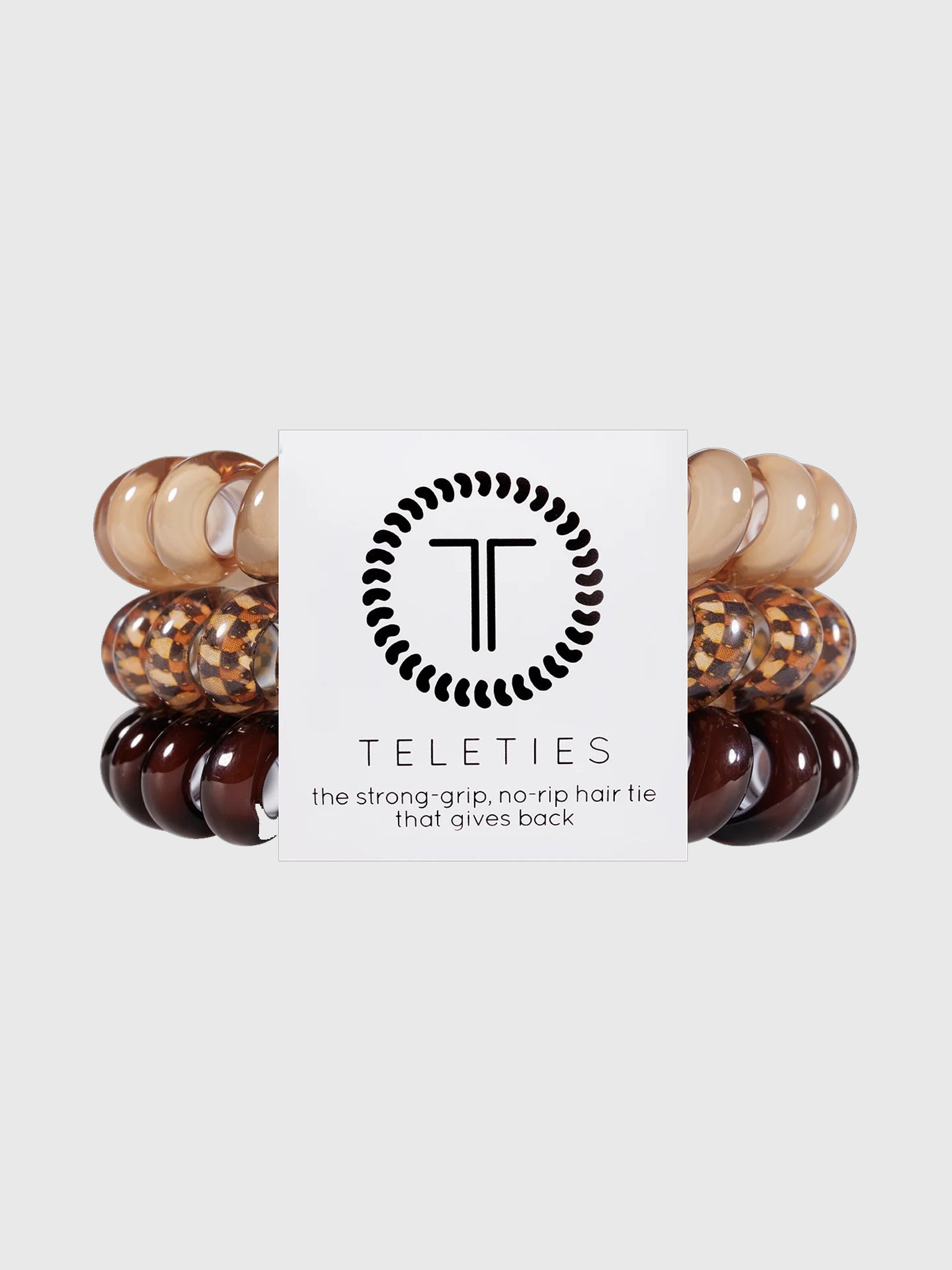 Teleties Large 3-Pack Hair Ties - Saint Bernard