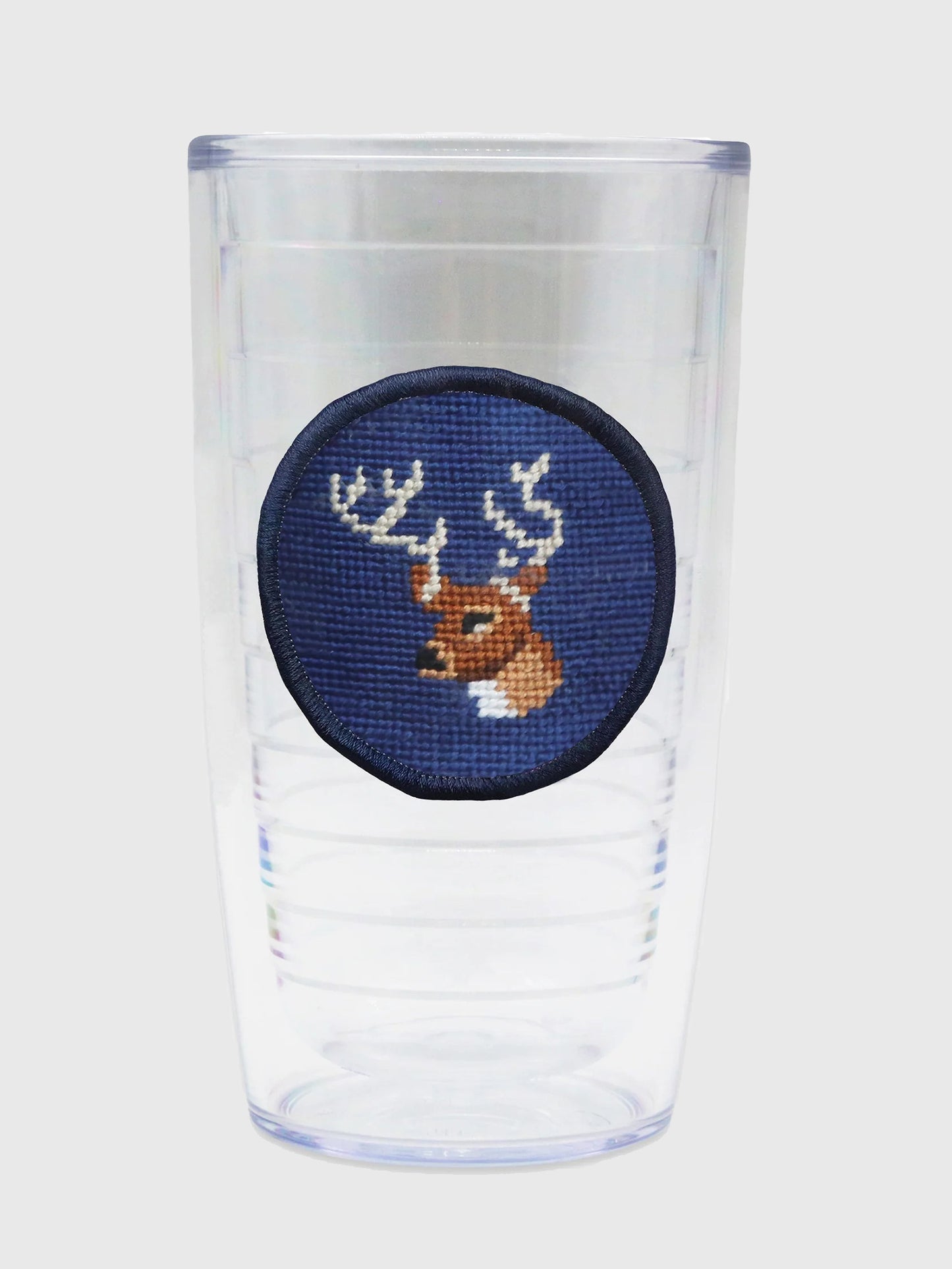 Smathers + Branson Southern Sportsman Needlepoint Tumbler - Saint Bernard