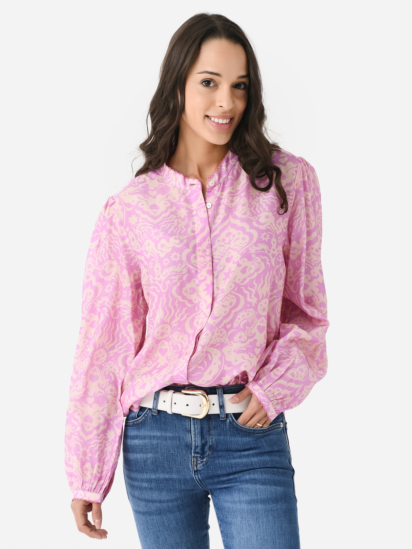 Chufy Women's Gardenia Blouse - Saint Bernard