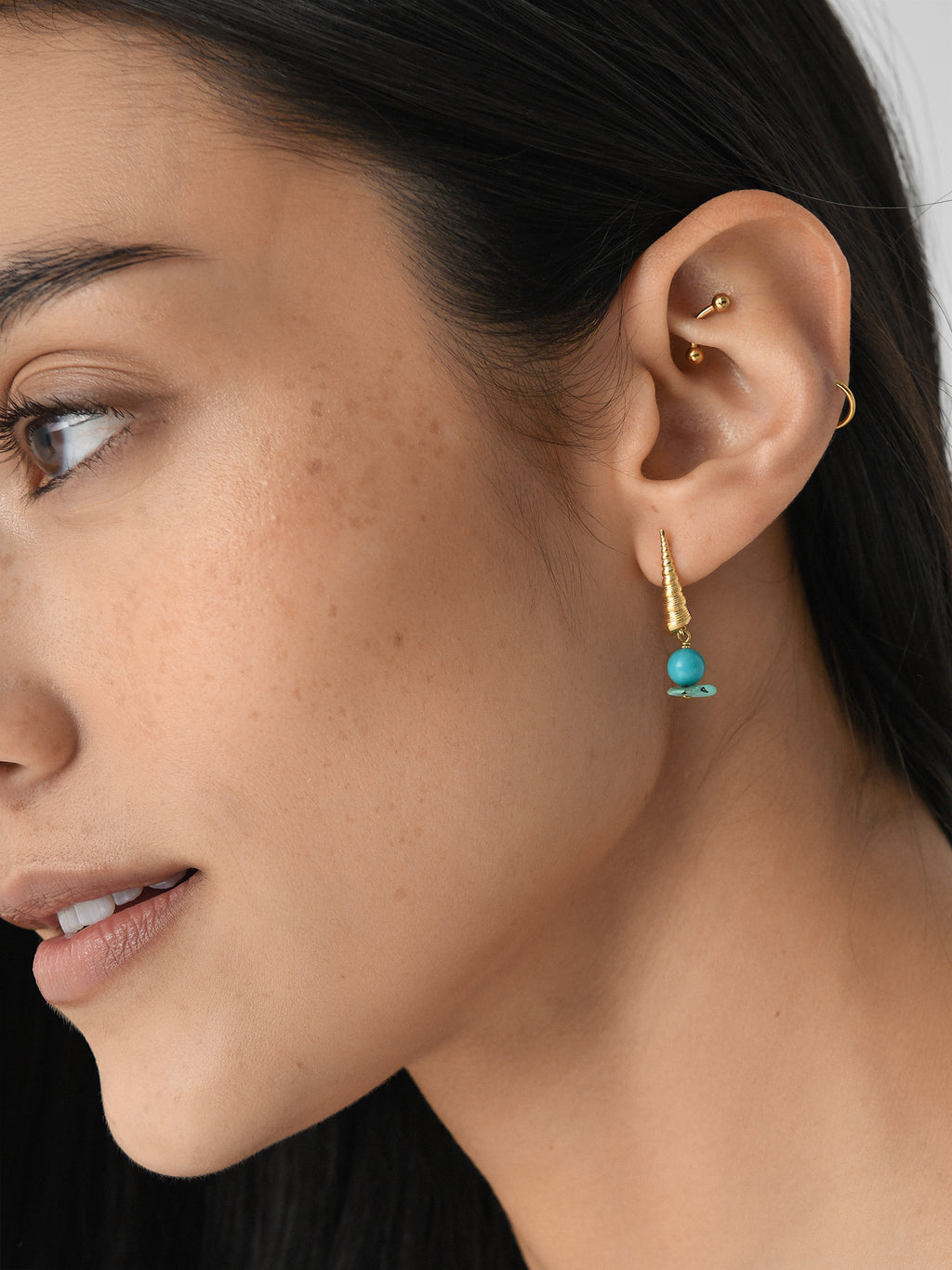 TURRET SHELL EARRING xBISCAYBAY-alt1