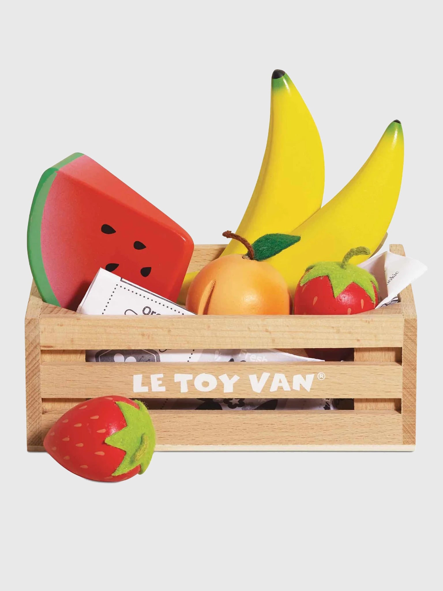 Le Toy Van Smoothie Fruit Wooden Market Crate - Saint Bernard