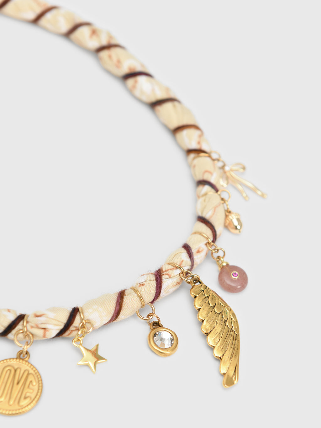 Bandana Moon Twisted Bandana Necklace - Saint Bernard