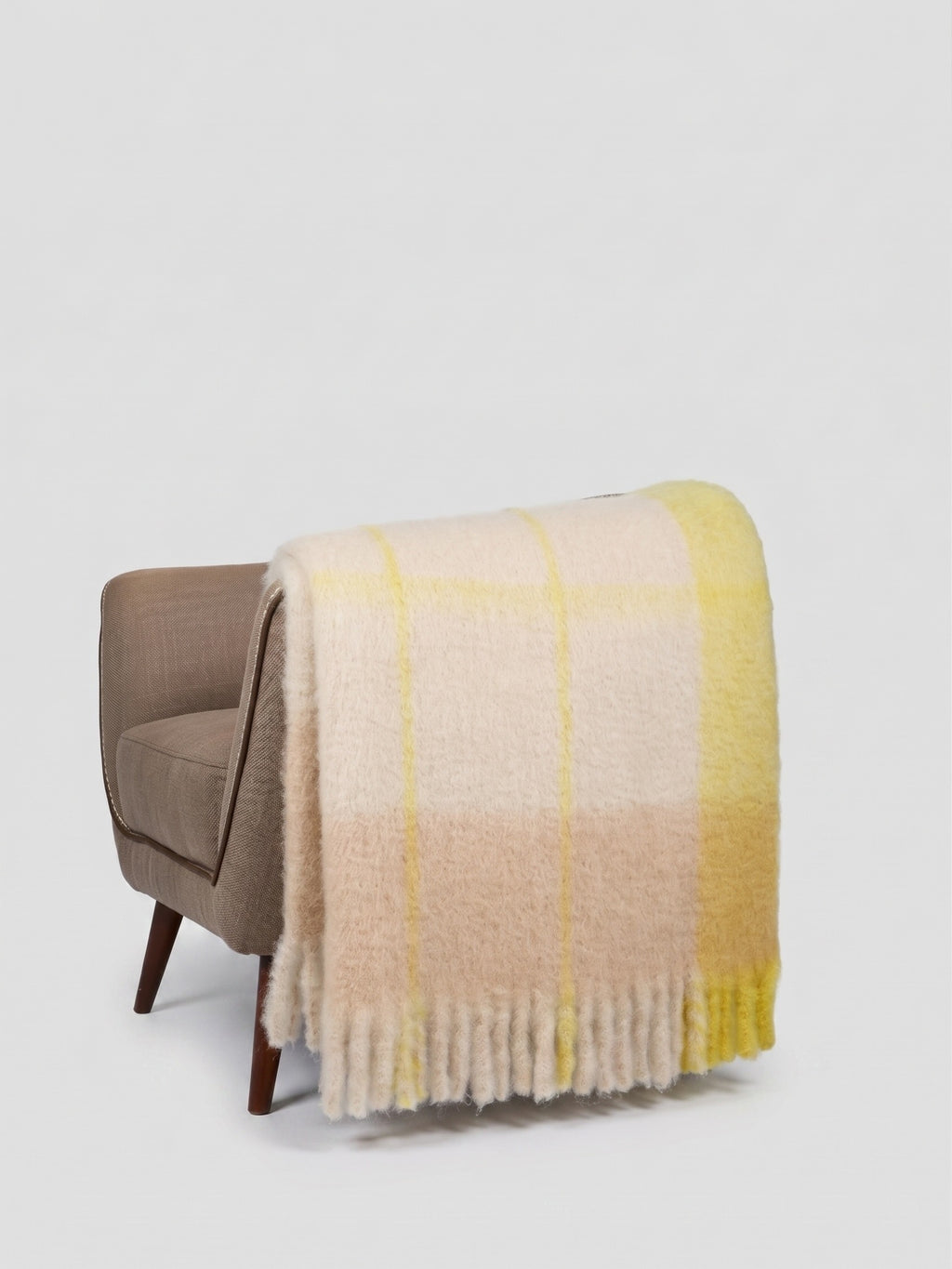 Mantas Ezcaray Twist Frame Throw Blanket - Saint Bernard