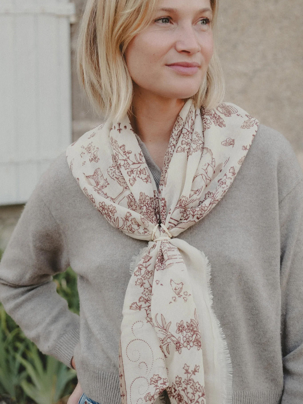 Toile de Jouy BandanaxCAMEL-alt1