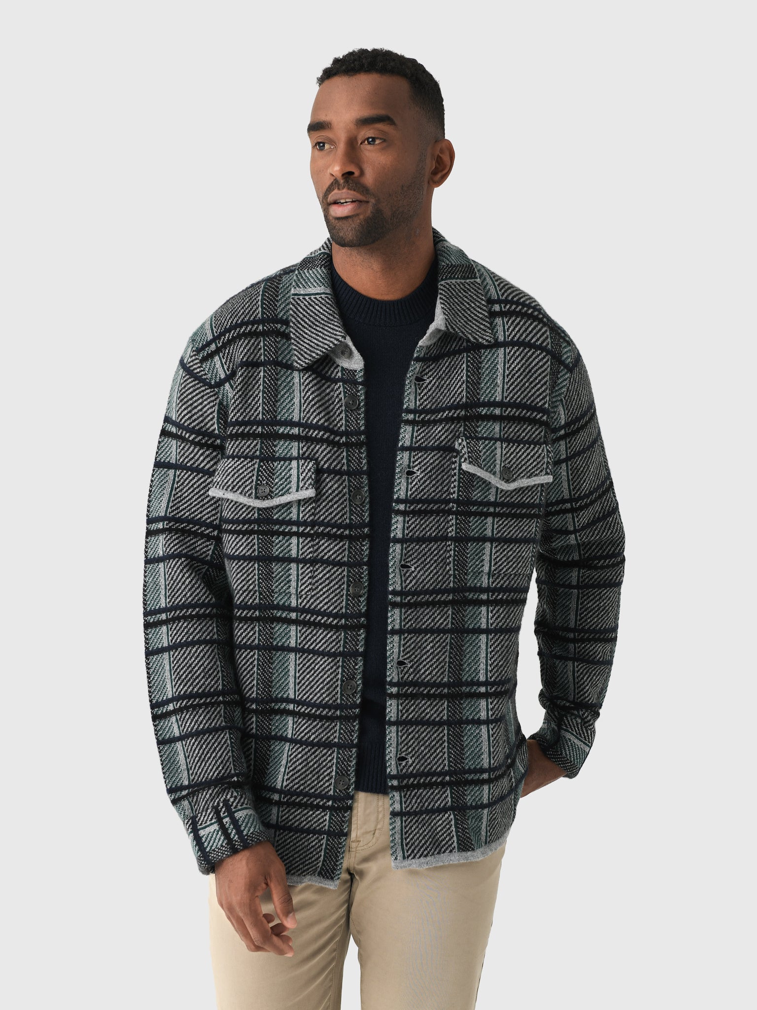 Guest In Residence Men's Plaid Work Shirt - Saint Bernard