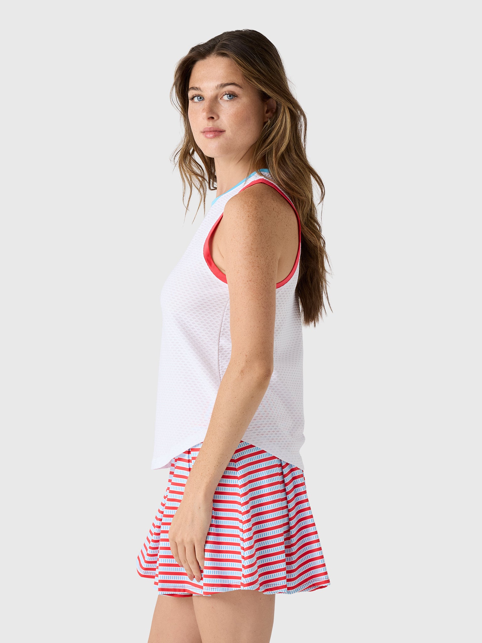 Addison Bay Women's Active Mesh Everyday Tank - Saint Bernard