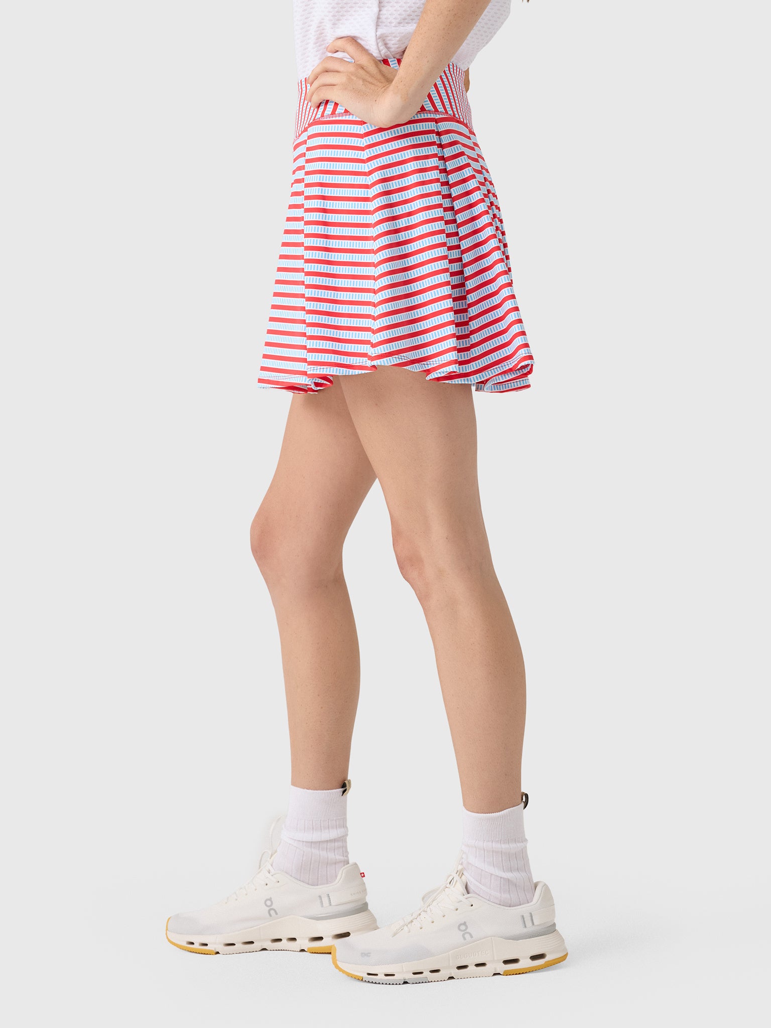 Addison Bay Women's Smooth Sport Pleated Racquet Skort - Saint Bernard