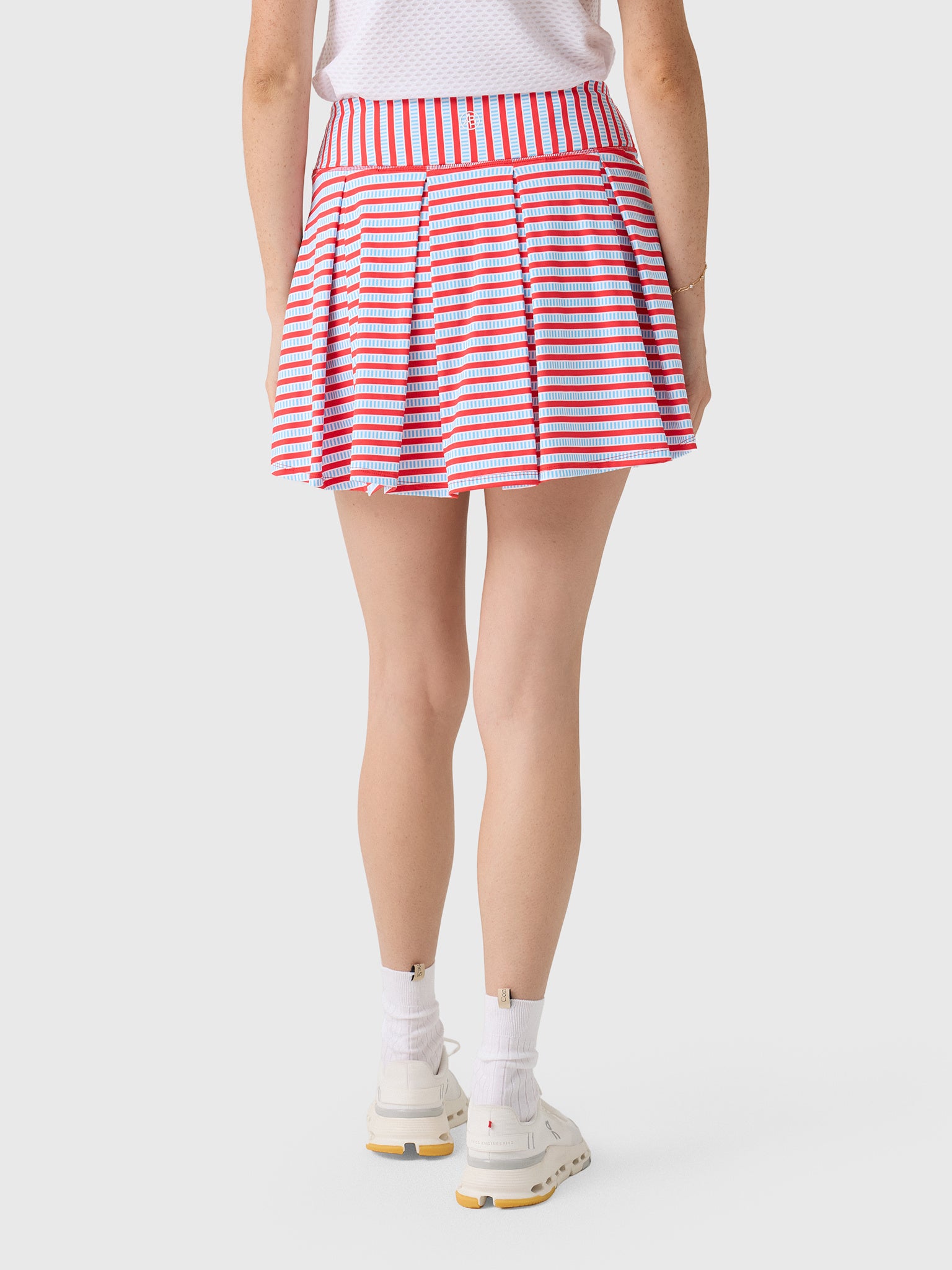 Addison Bay Women's Smooth Sport Pleated Racquet Skort - Saint Bernard