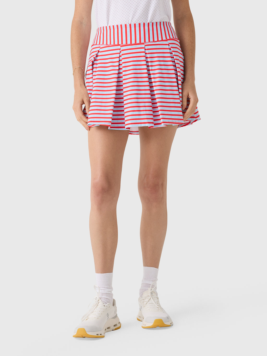 Addison Bay Women's Smooth Sport Pleated Racquet Skort - Saint Bernard