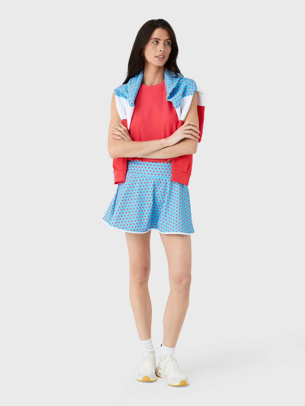Addison Bay Women's Smooth Sport Circle Skort - Saint Bernard