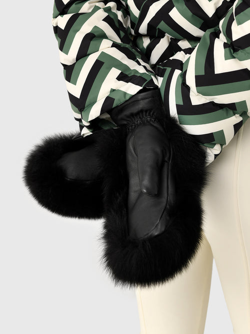 Perfect Moment Women's Faux Fur Mittens