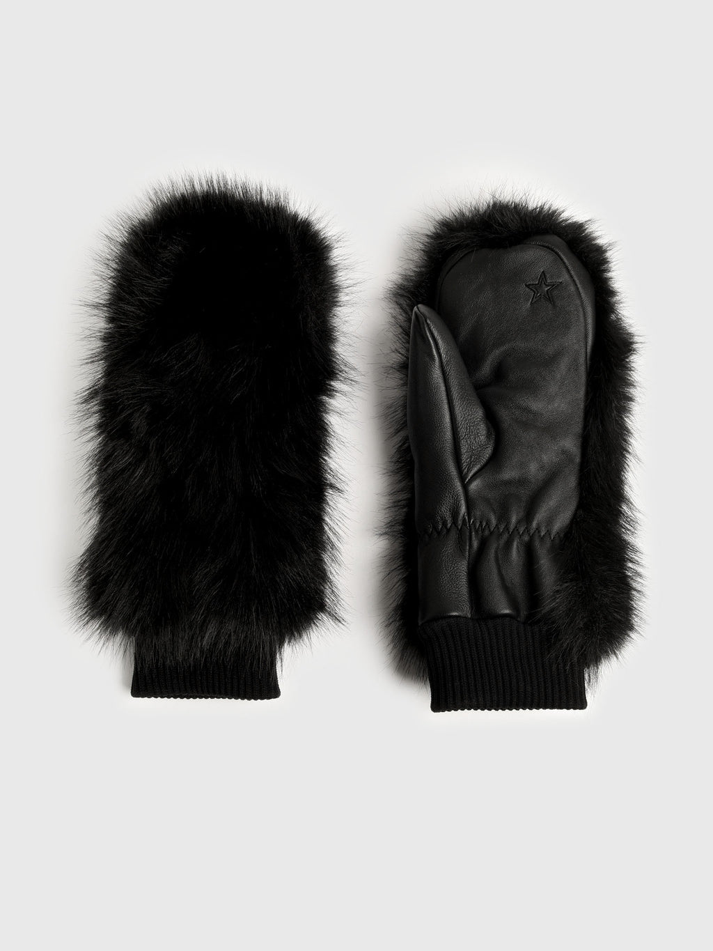 Perfect Moment Women's Faux Fur Mittens - Saint Bernard