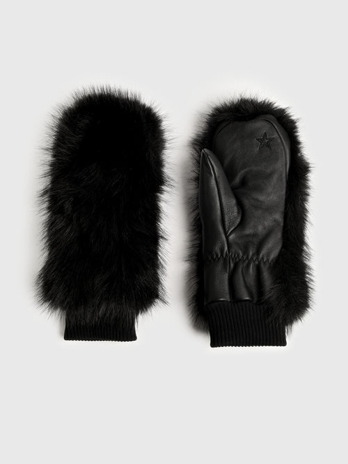 Perfect Moment Women's Faux Fur Mittens