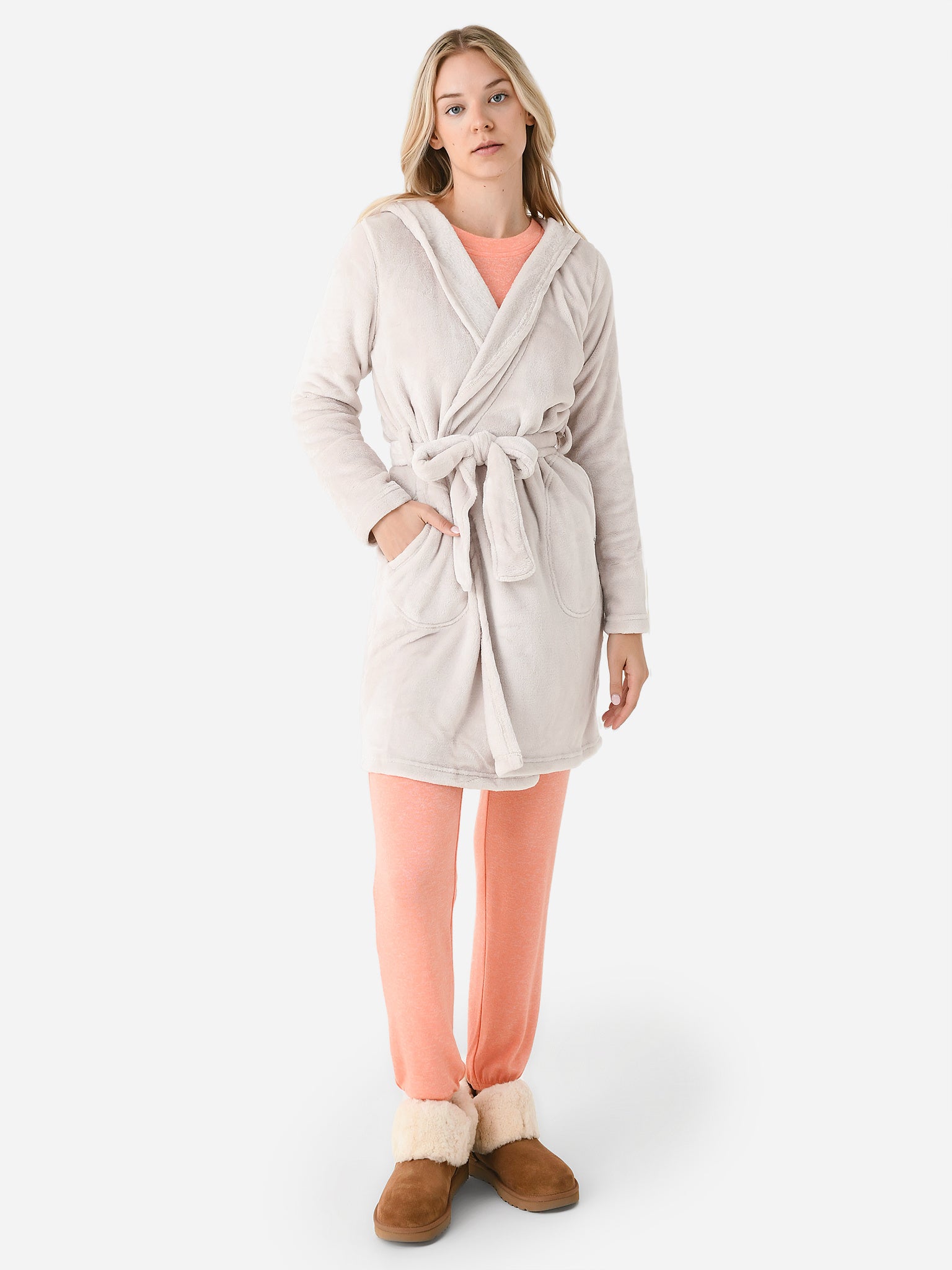 UGG Women's Miranda Fleece Robe Saint Bernard UGG Women's Miranda Fleece Robe Saint Bernard