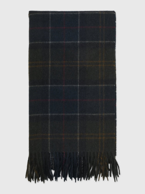 Barbour Men's Braden Tartan Wool Scarf - Saint Bernard
