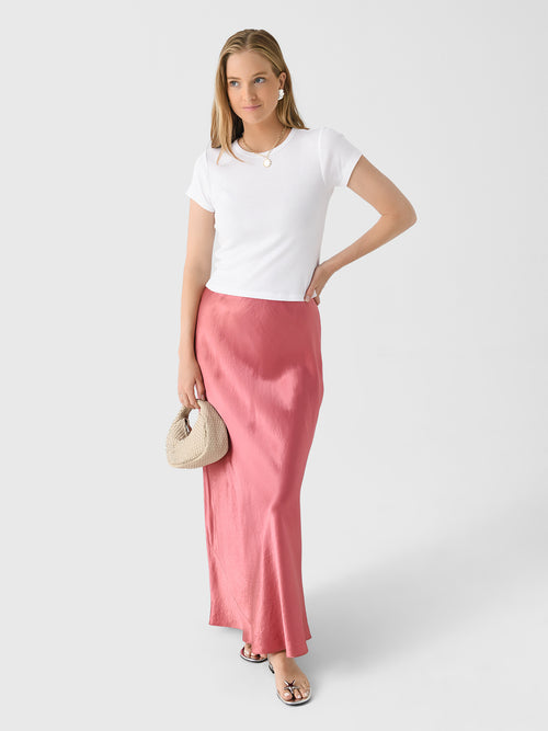 Vince Women's Satin Maxi Skirt