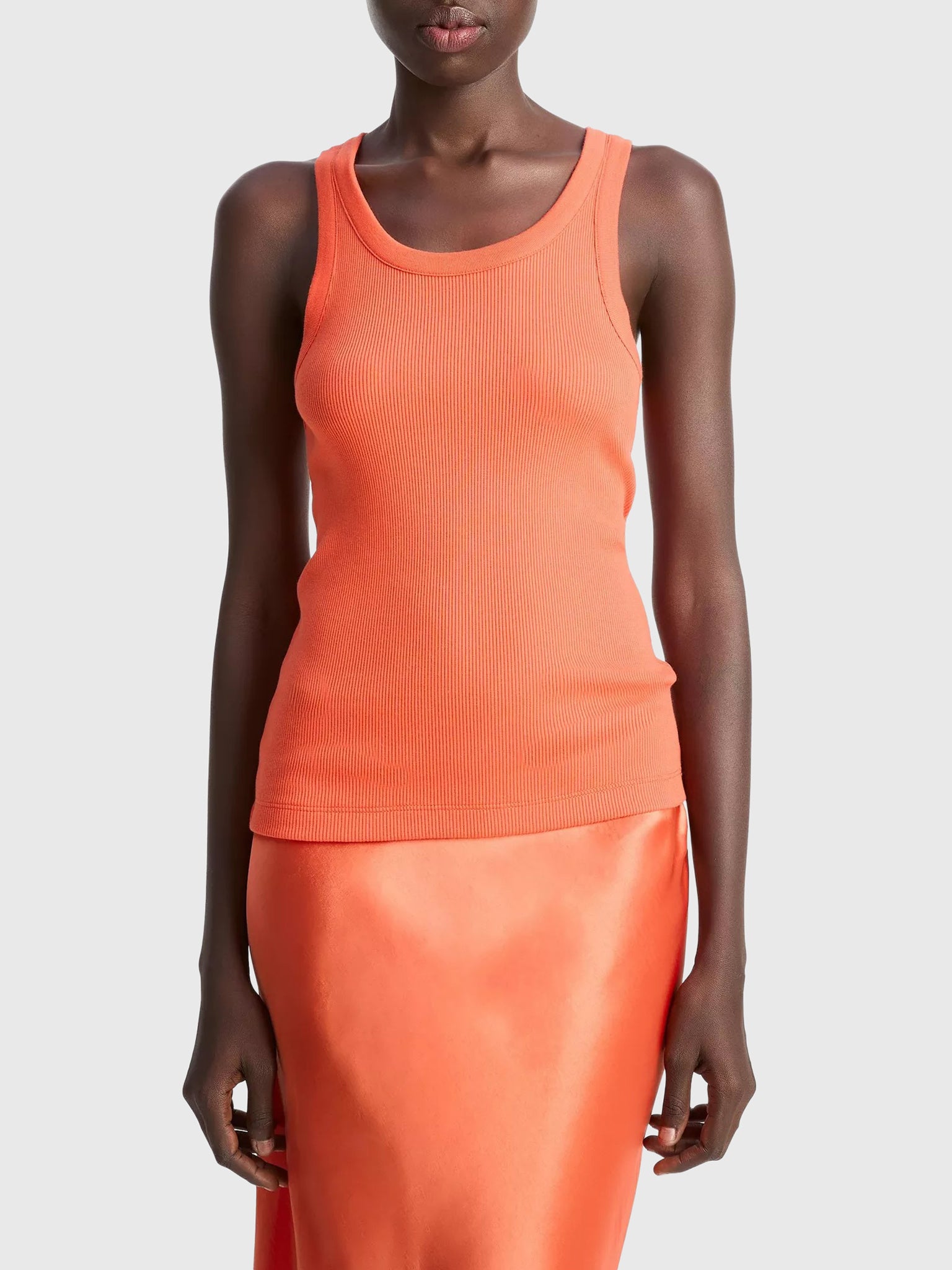 VInce Women's Ribbed Scoop-Neck Tank - Saint Bernard