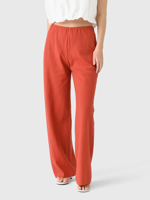 Vince Women's Cotton-Blend High-Waist Bias Pant