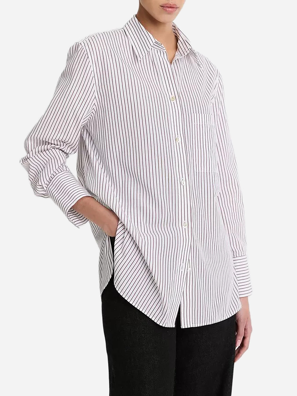 Vince Women's Relaxed Straight Shirt - Saint Bernard