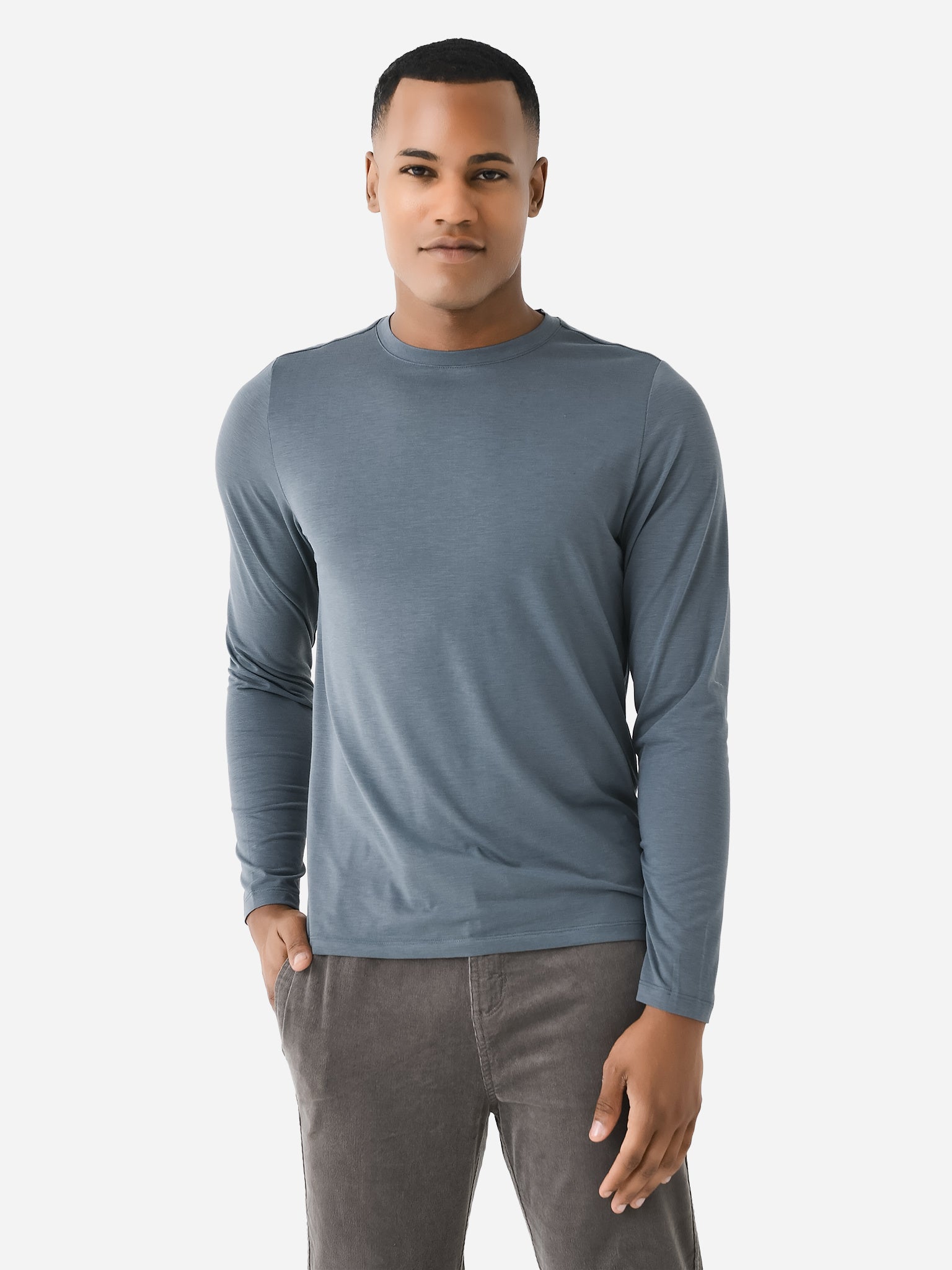 Vuori Men's Long Sleeve Current Tech Tee - Saint Bernard
