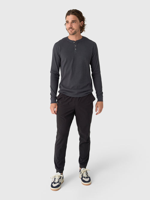 Vuori Men's Long Sleeve Waffle Henley