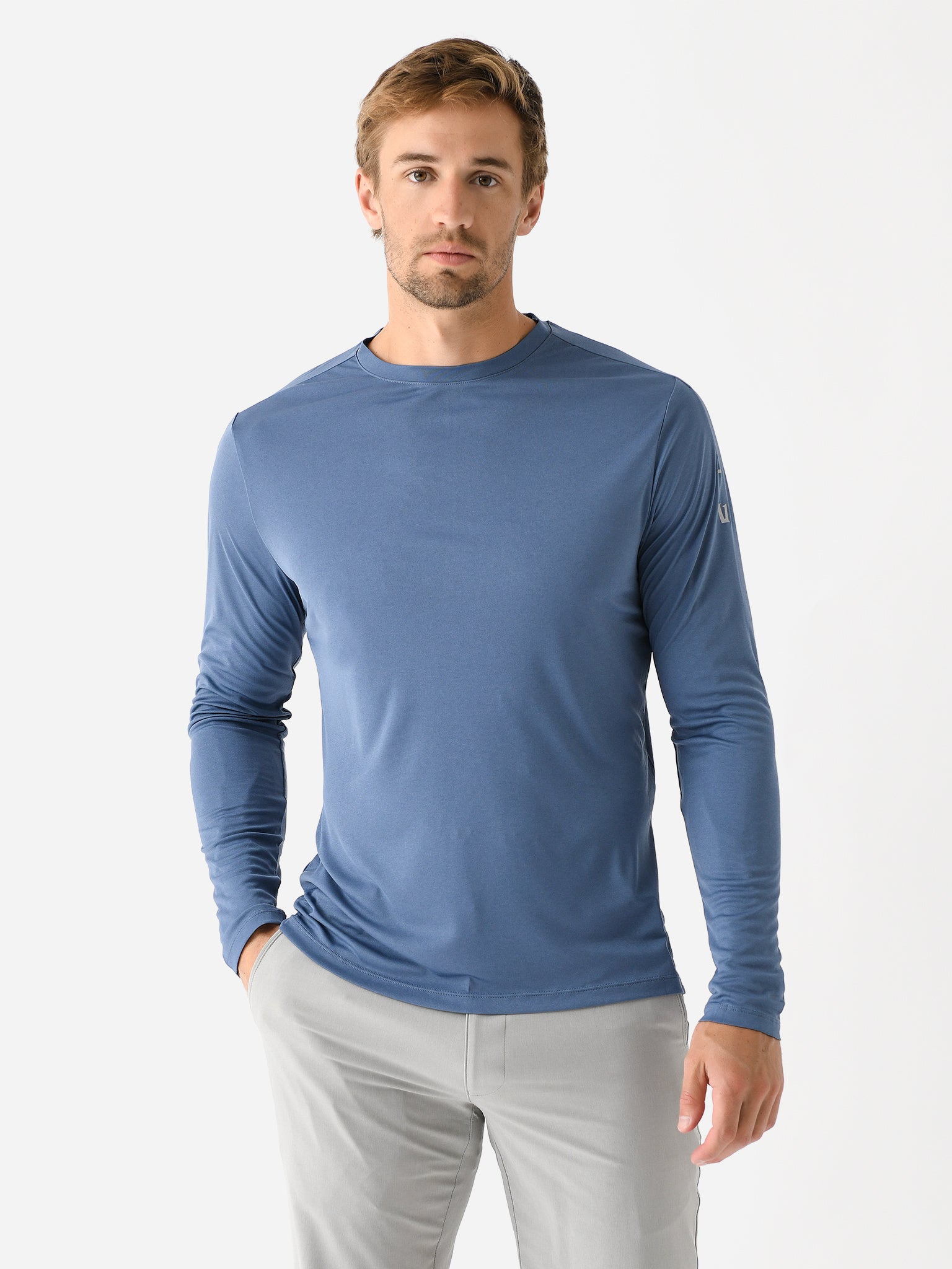 Vuori Men's Long Sleeve Terra Run Tee - Saint Bernard
