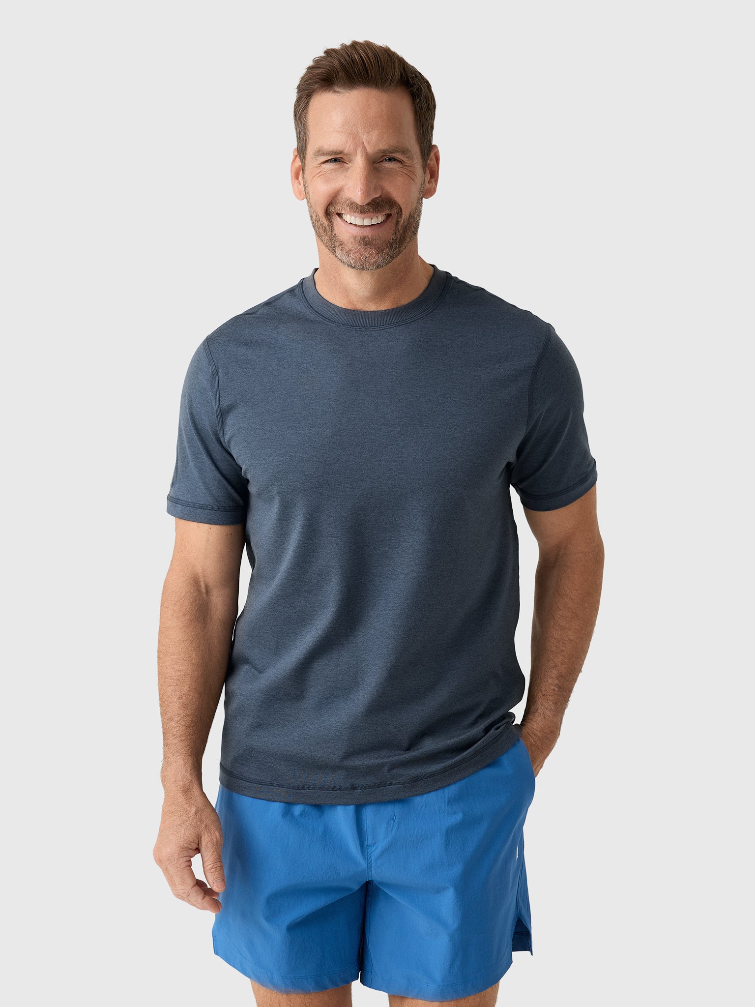 Vuori Men's Short Sleeve Ponto Performance Tee - Saint Bernard