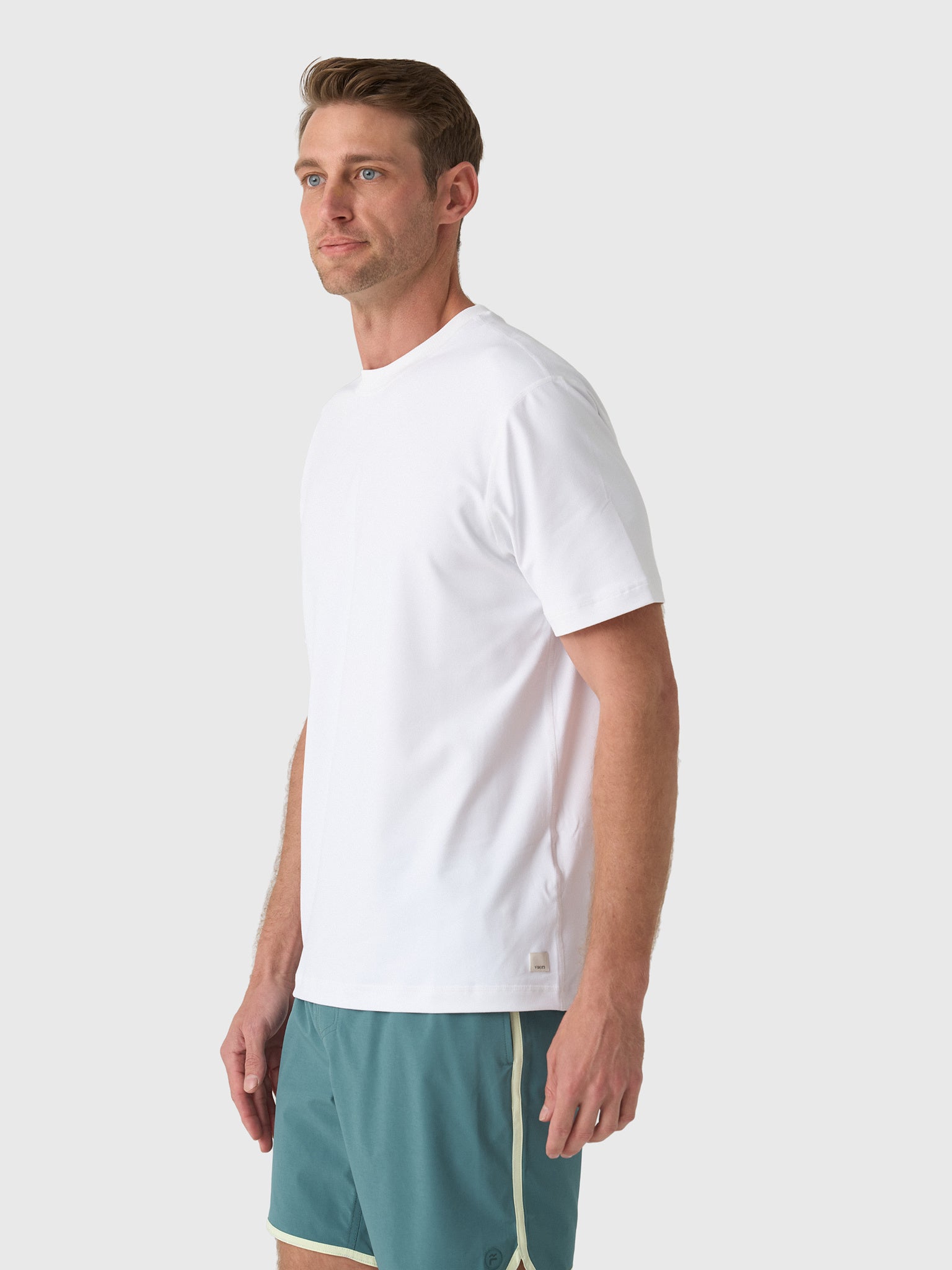 Vuori Men's Short Sleeve Ponto Performance Tee - Saint Bernard
