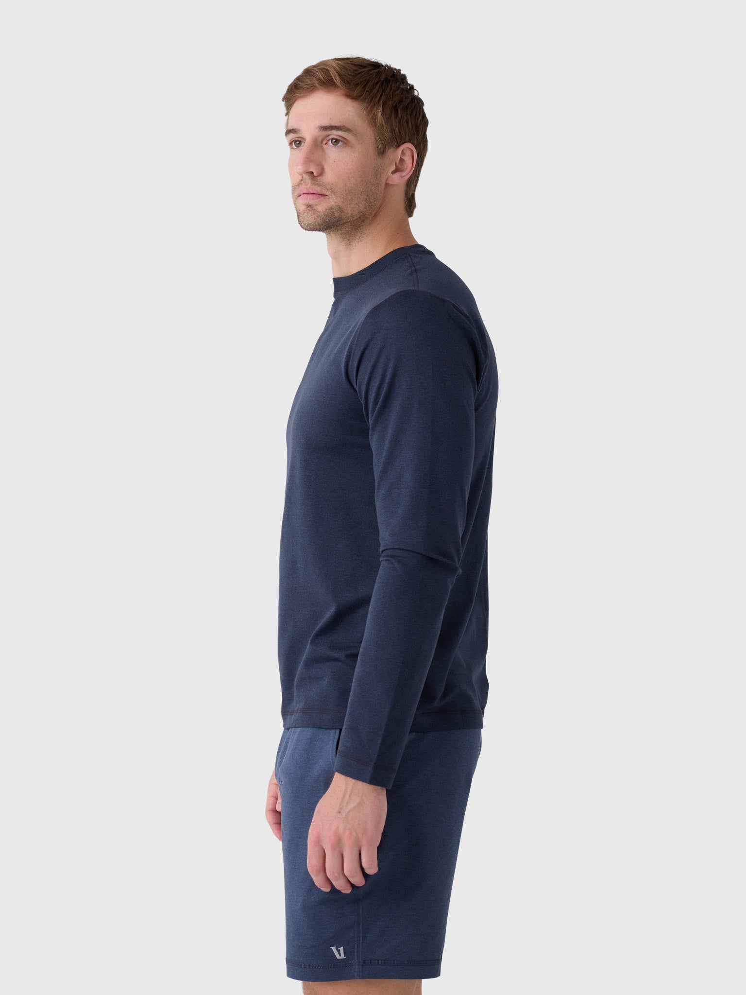 Vuori Men's Long Sleeve Ponto Performance Tee - Saint Bernard