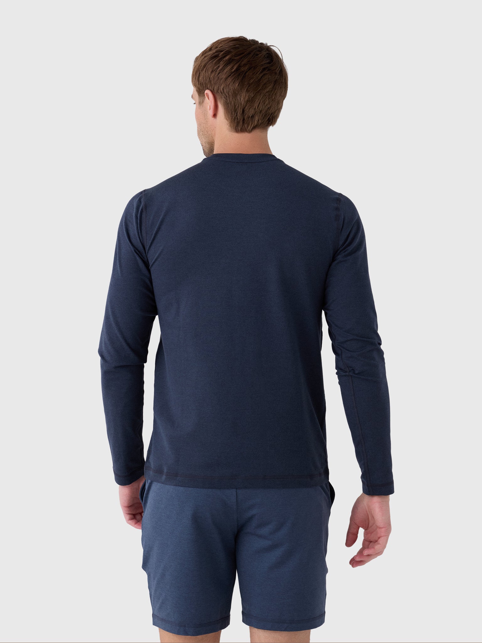 Vuori Men's Long Sleeve Ponto Performance Tee - Saint Bernard