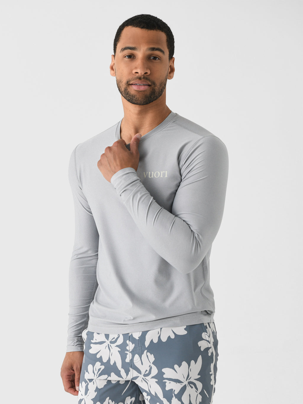 Vuori Men's Uluwatu UPF Long Sleeve Shirt - Saint Bernard