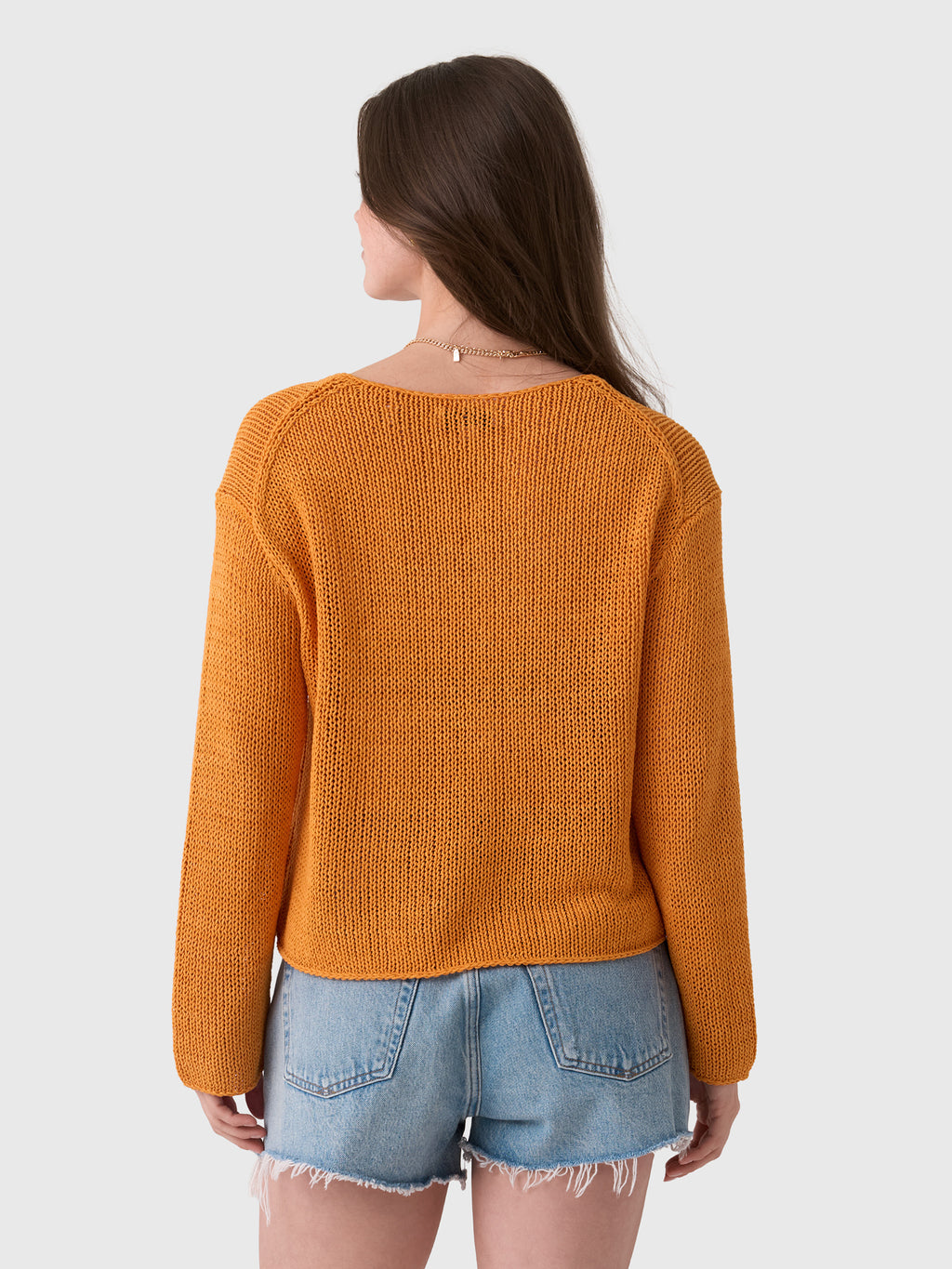 Vince Women's Italian Coated Cotton-Blend Sweater - Saint Bernard