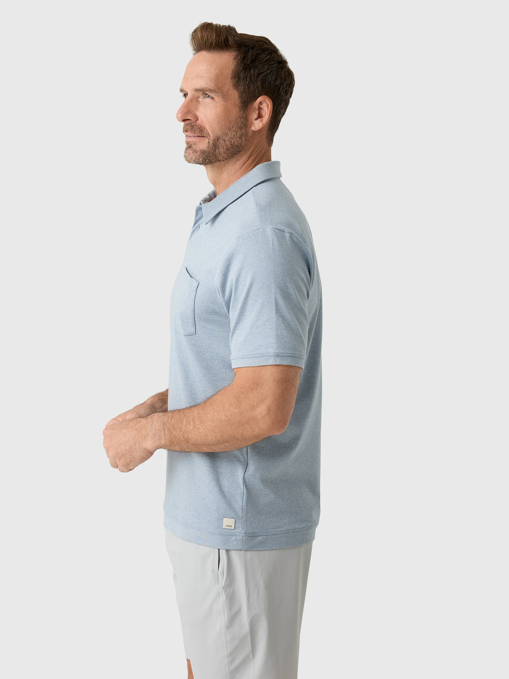 Vuori Men's Short Sleeve Ponto Performance Polo - Saint Bernard